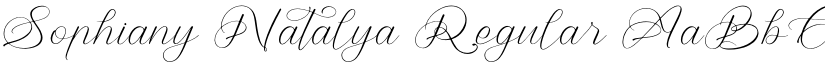 Sophiany Natalya font download