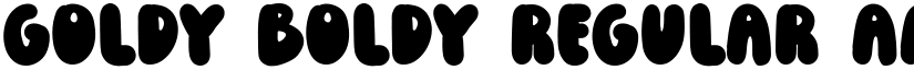 Goldy Boldy Regular font