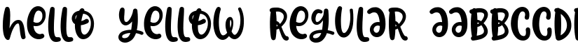 Hello Yellow Regular font