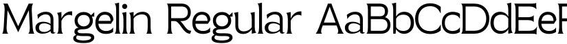 Margelin Regular font
