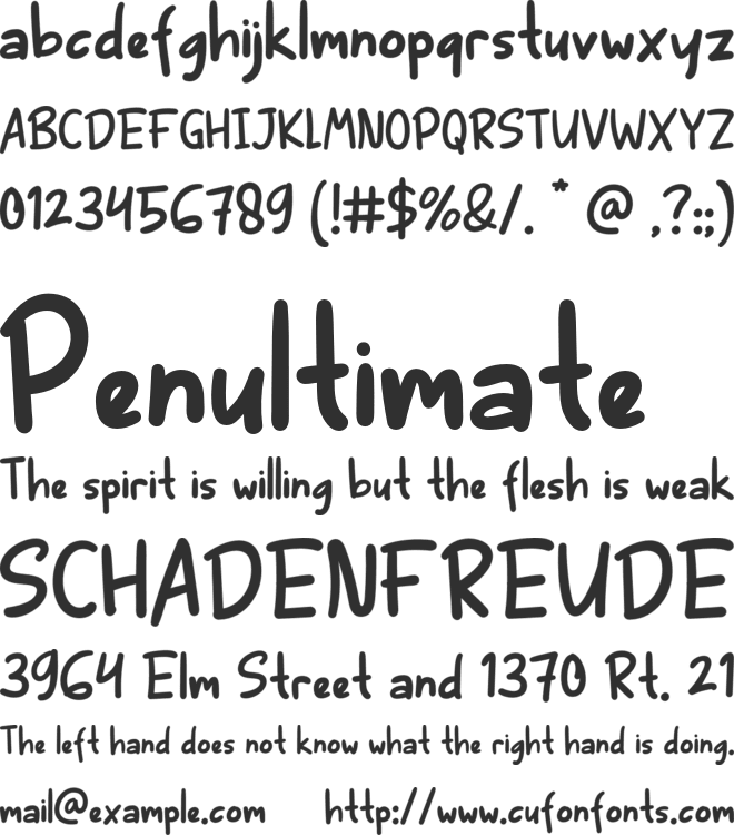 Ini Apel font preview