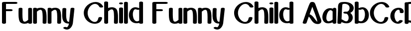 Funny Child Funny Child font