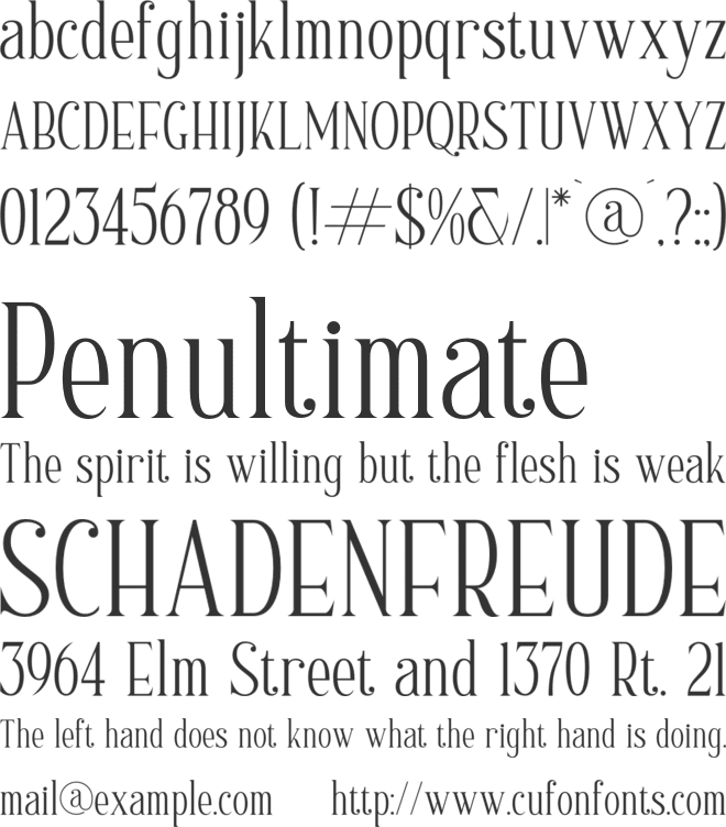 Scarlett Quistan font preview