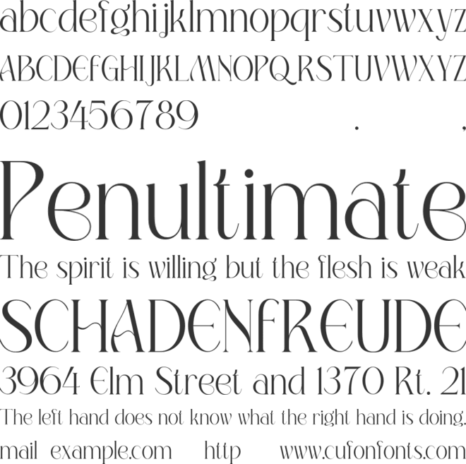 TBJ Movage Lite Edition font preview