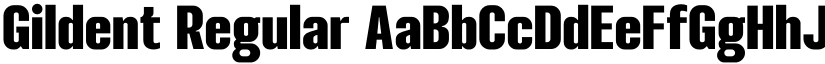 Gildent Regular font