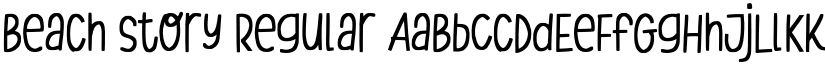 Beach Story Regular font
