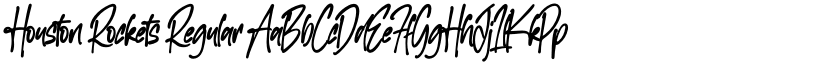 Houston Rockets Regular font