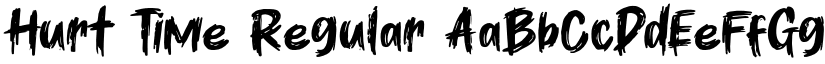 Hurt Time Regular font