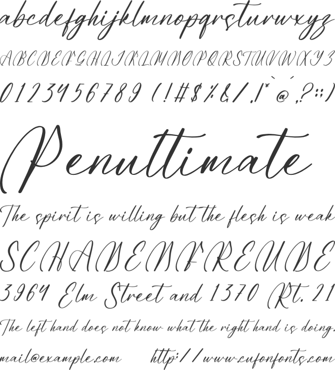 Molantic Hudsonn font preview