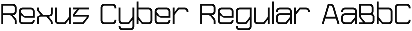 Rexus Cyber font download
