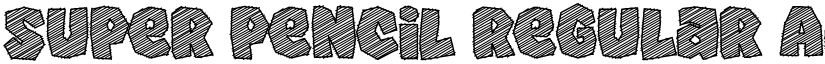 Super Pencil Regular font