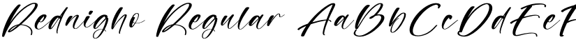 Rednigho Regular font