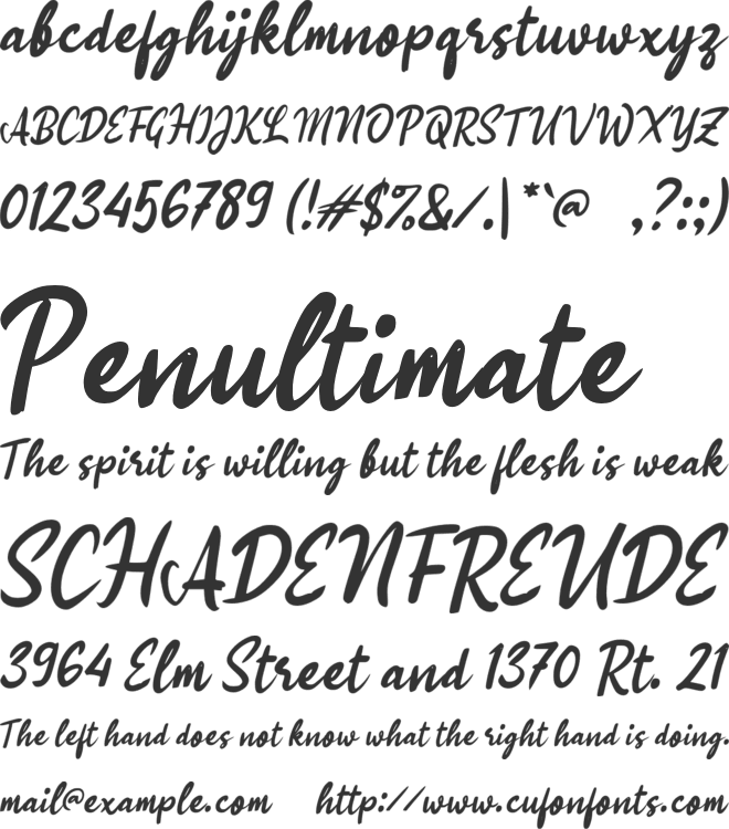 K Kunci Sukses font preview