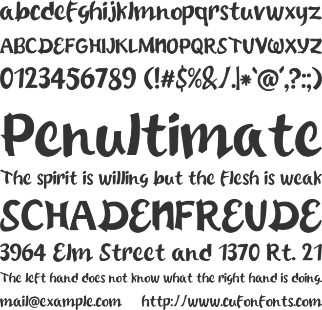 WeoqiosVintage font preview