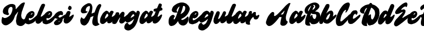 Nelesi Hangat Regular font