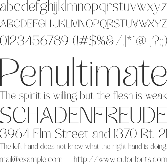 Adriana Gabrielle font preview