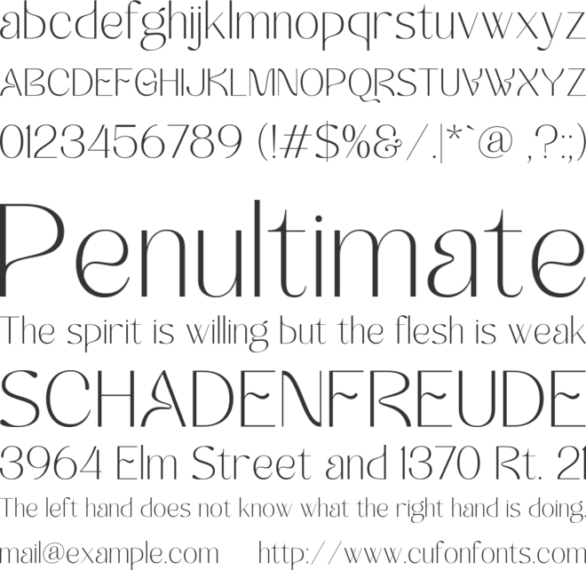 Adriana Gabrielle font preview