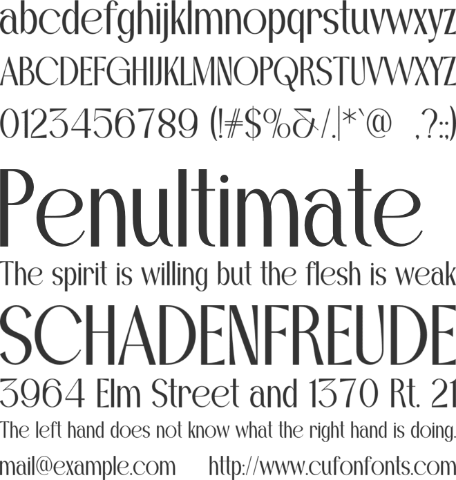 Rovallia font preview