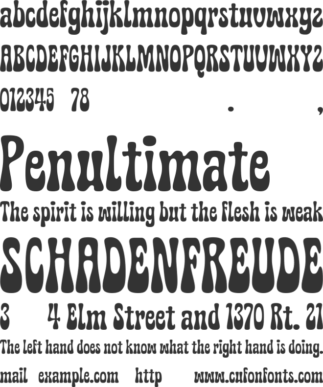 SG Munke font preview