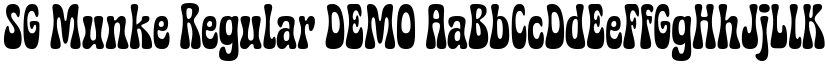 SG Munke Regular DEMO font