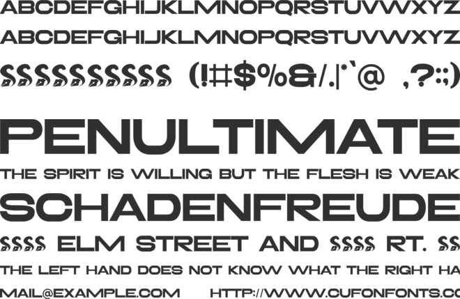 Redtrap-Expanded-PUO font preview