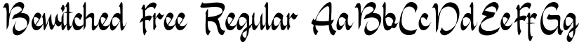 Bewitched Free font download