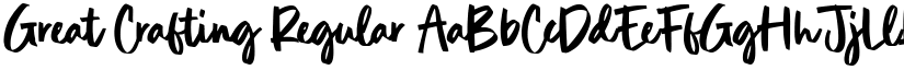 Great Crafting Regular font