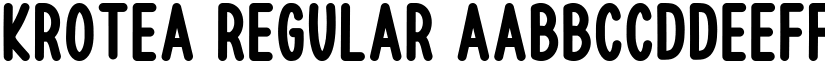 Krotea font download