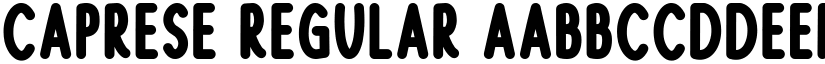 Caprese Regular font