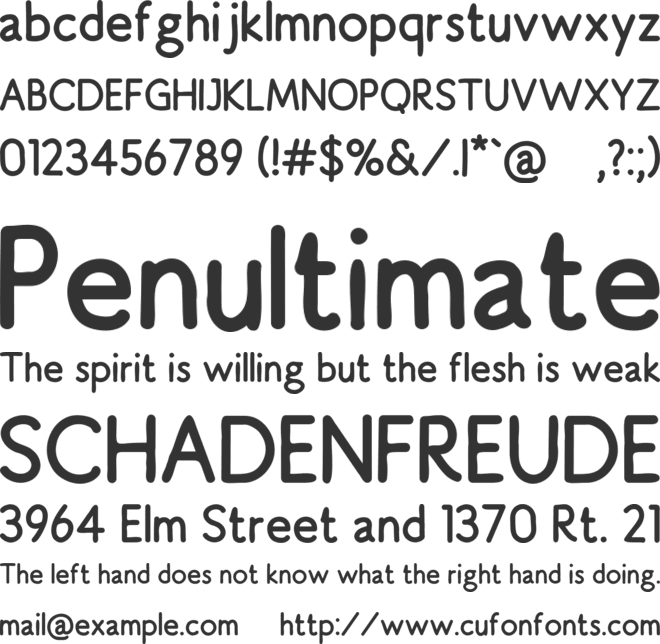 Gazpacho font preview