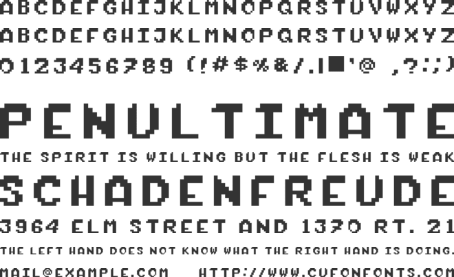 skeleboom font preview