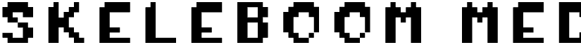 skeleboom Medium font