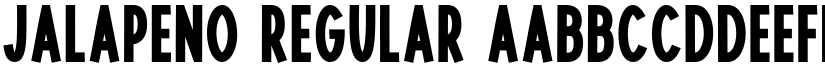 Jalapeno Regular font