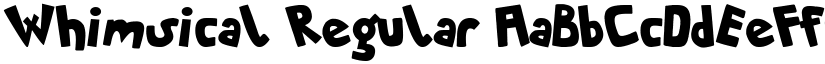 Whimsical Regular font