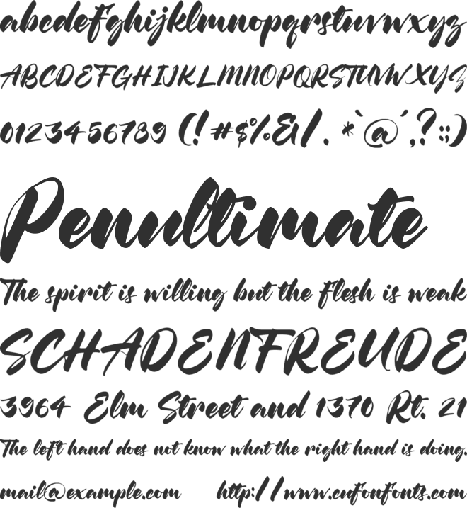 Astral Studio font preview