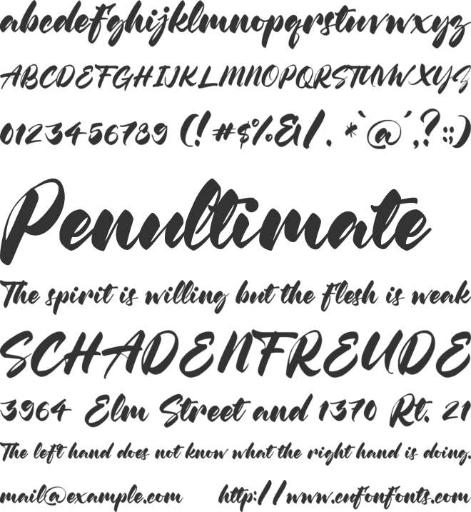 Astral Studio font preview