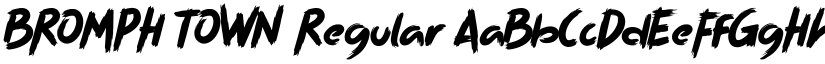 BROMPH TOWN font download