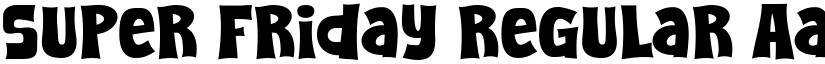 Super Friday Regular font