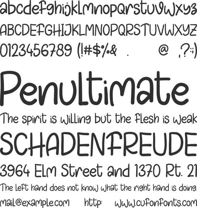 Hello Twins - Personal Use font preview