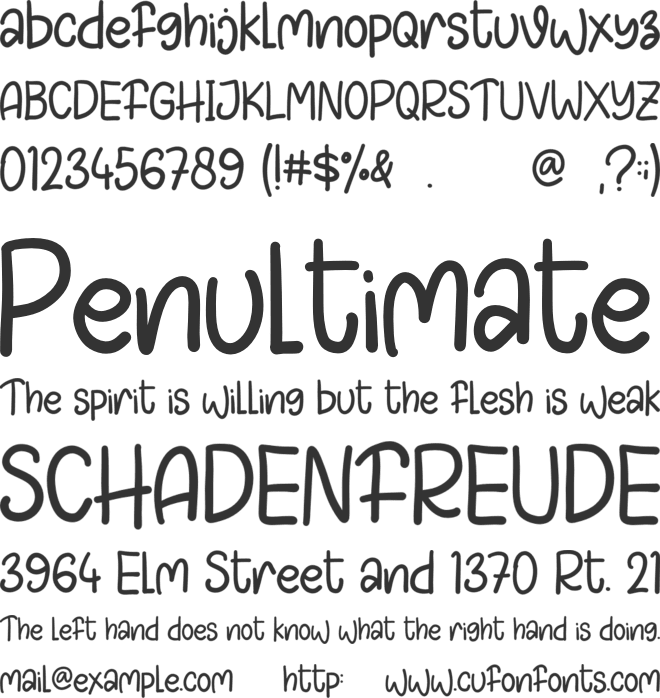 Hello Twins - Personal Use font preview