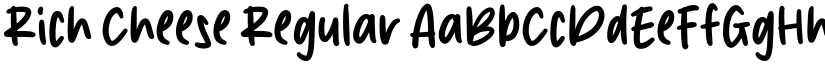 Rich Cheese Regular font