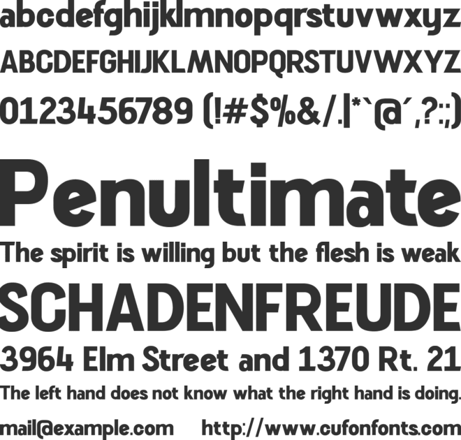 Lost Signal font preview