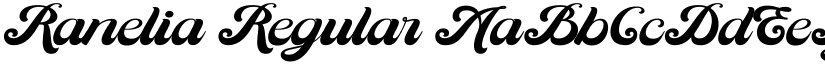 Ranelia Regular font
