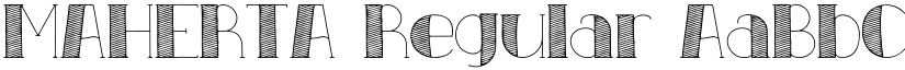 MAHERTA Regular font