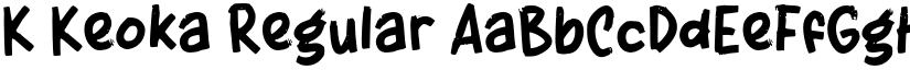 K Keoka Regular font