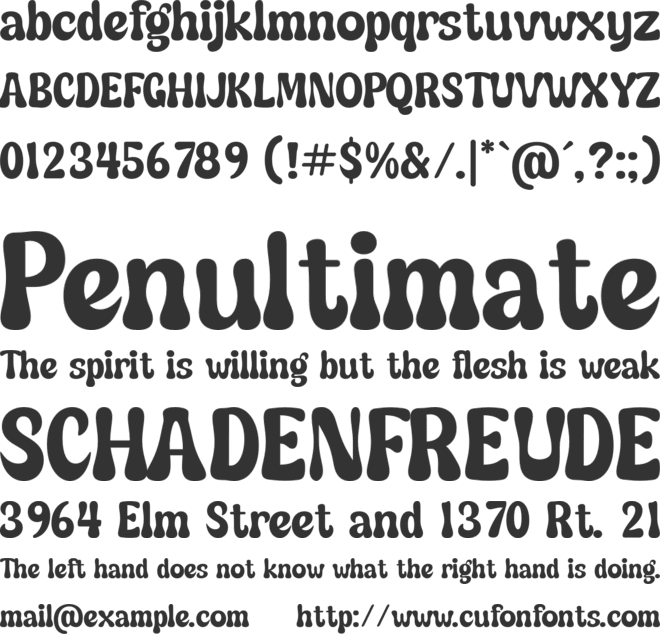 Mintage Twentys font preview