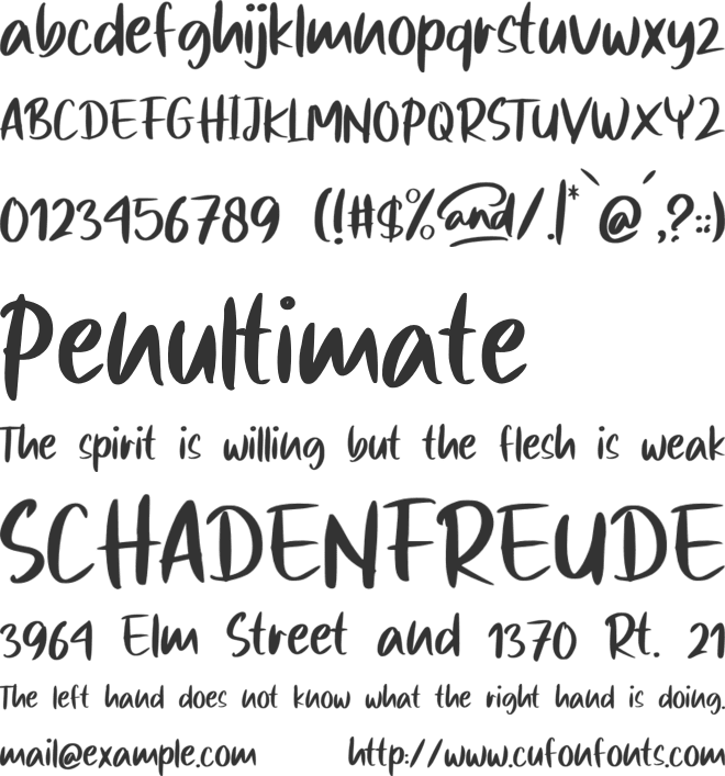 Notted_Book font preview