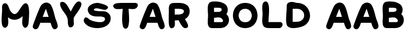 Maystar Bold font
