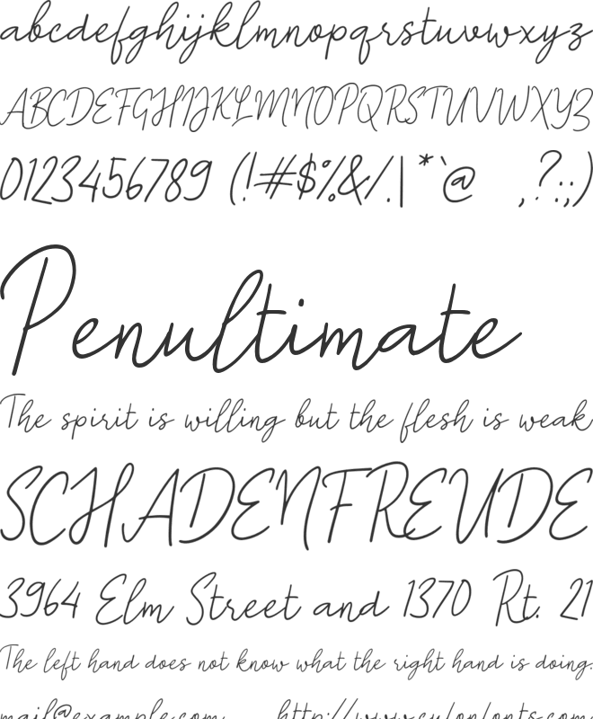 K Ki Hajar font preview