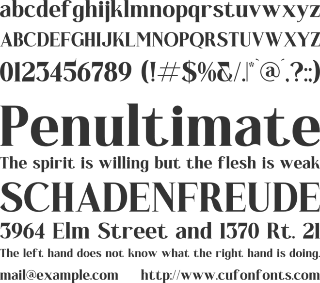 Sunny Oasis font preview